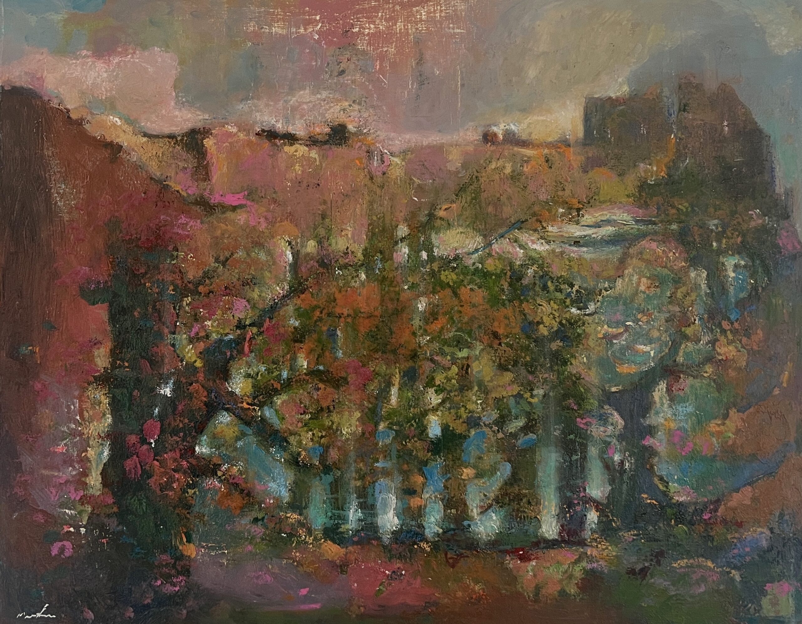 Lac de Thiviers-huile-65x81cm(25F)