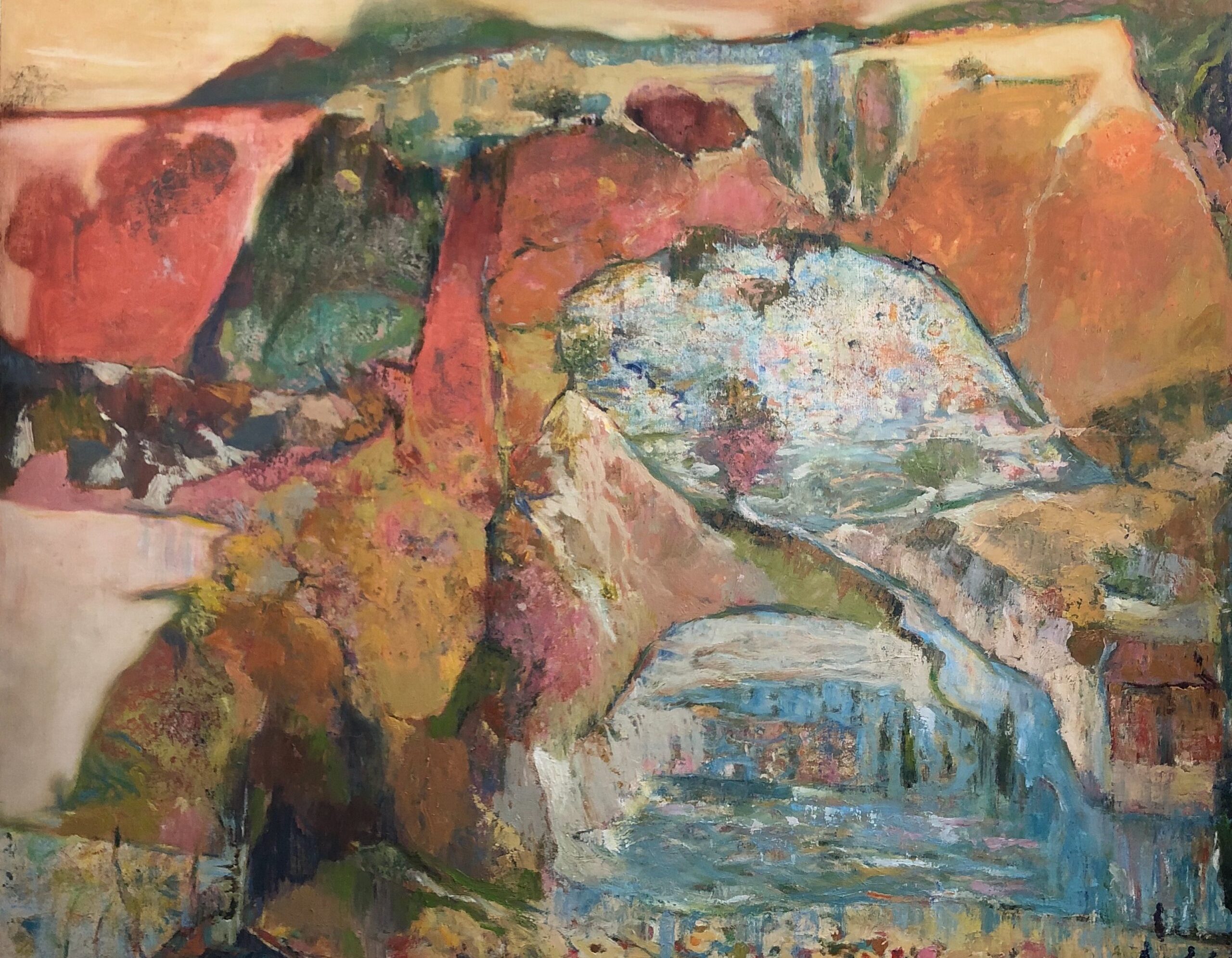 La grande carrière de Thiviers-huile-171x151cm